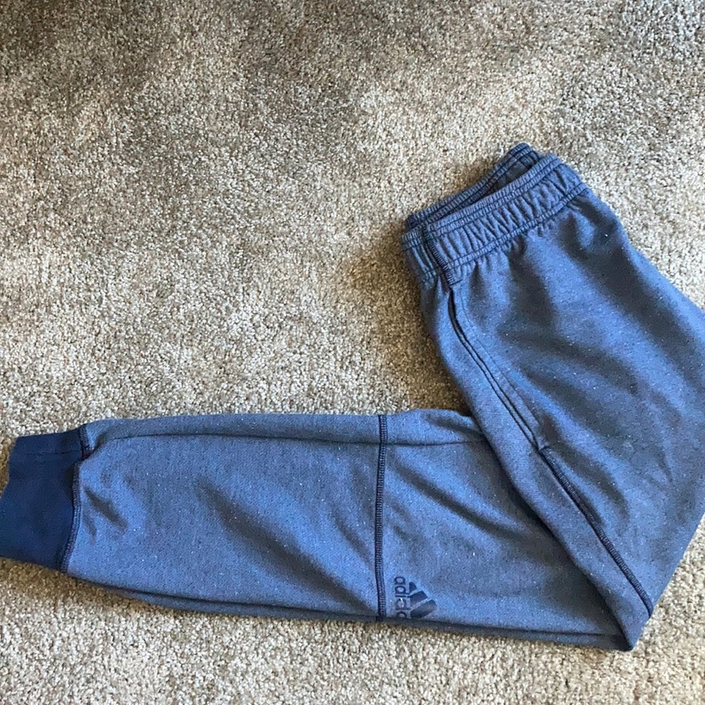 Adidas joggers blue